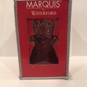 Marquis By Waterford Red Crystal 2005 Annual Bell Christmas Ornament